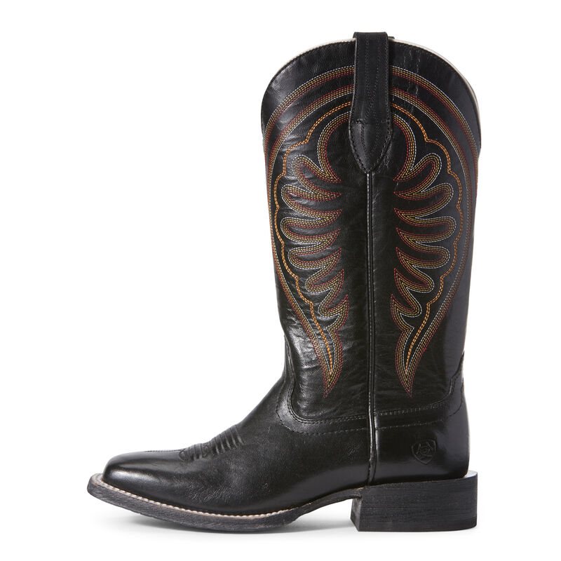 Ariat Circuit Shiloh Siyah / Kahverengi Western Csizma Bayan (33764-845)